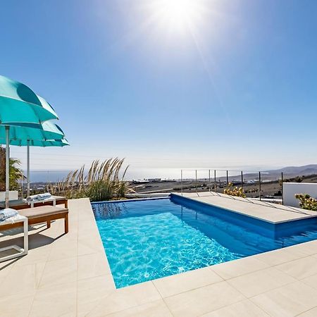 "New" Deluxe Designer Villa Infinity, With Panoramic Sea Views,Own Exclusive Heated Private Pool, Subtropical Gardens Tias Luaran gambar